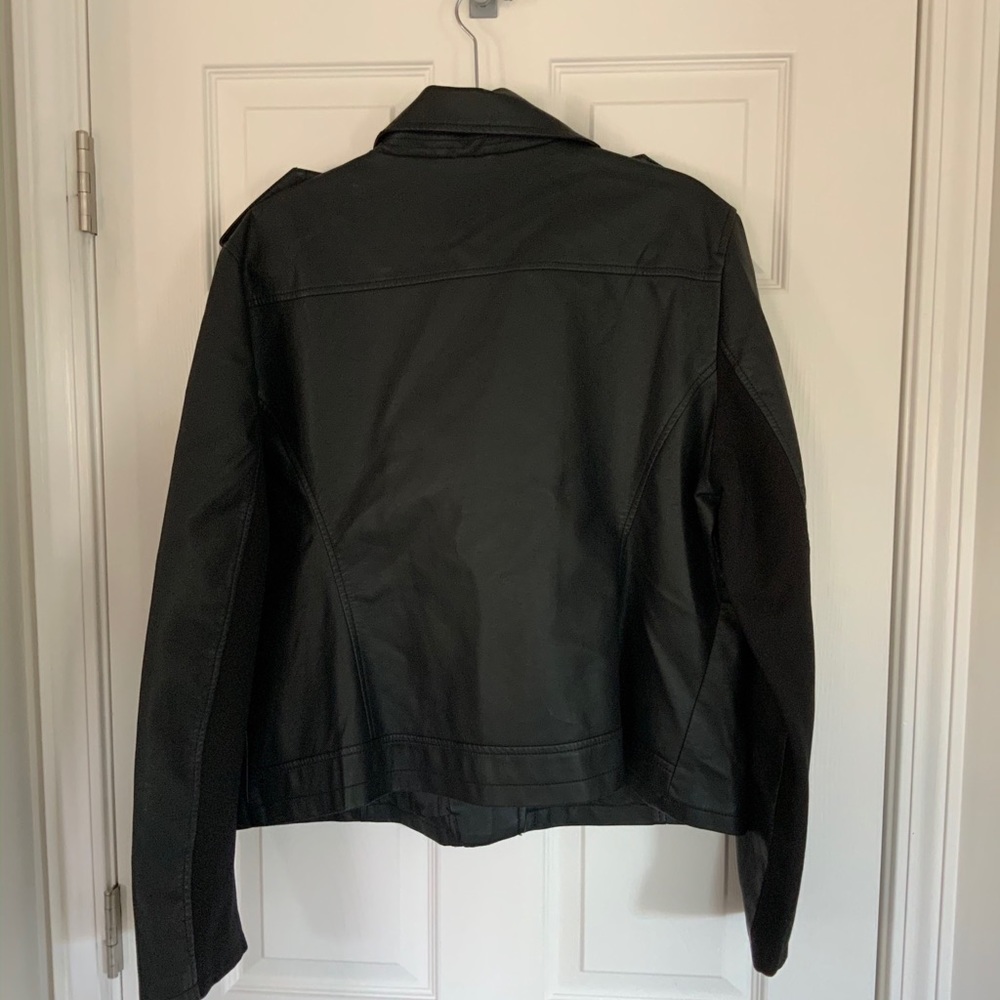 NWT New York & Co. Faux Leather Moto Jacket - Picture 3 of 3